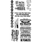 Tim Holtz Stamper's Anonymous Cling Stamps PHRASES 2 THJ008