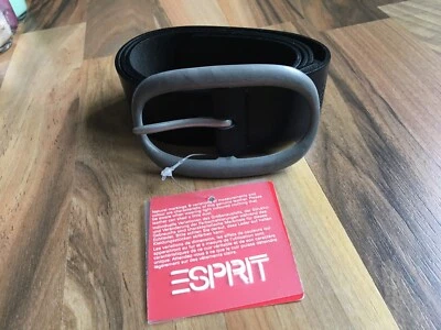 Esprit Gürtel Vivi Belt - 90 cm schwarz - Echtleder - NEU - Bild 1 von 2