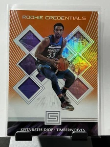2018-19 Panini Status Keita Bates-Diop 13 Rookie Credentials Orange - Picture 1 of 2