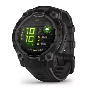 Garmin Instinct 3 45mm AMOLED robuste Multisportuhr in Schwarz 010-02936-00 - Bild 1 von 3