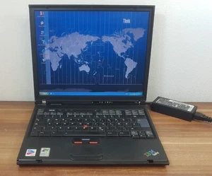 IBM Thinkpad T42 Intel Pentium 1,7GHz 512MB/40GB ATi Radeon 7500 IR LPT - Bild 1 von 8