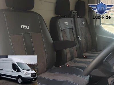 FUNDAS DE ASIENTO A MEDIDA FORD TRANSIT MK8 2016-2023 CUERO ARTIFICIAL Y ALICANTE Foto 1 de 4