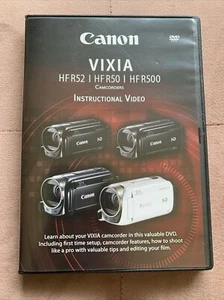 Canon Vixia HF R52 Camcorder Instructional DVD - Picture 1 of 4
