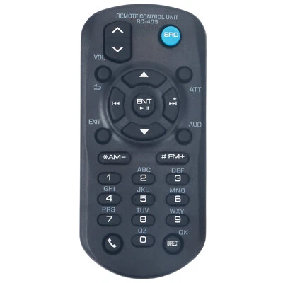 RC-405 Replace Remote for Kenwood CD Receiver DPX308U KDC-148 KDC-108 KDC-200U - Image 1 of 4