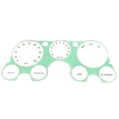 Chevy 1967~1972 PU Truck tablero de instrumentos lente con tacómetro y aspiradora nuevo Foto 1 de 4