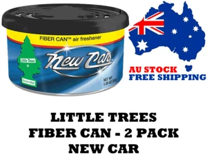 Little Trees Air Freshener New Car Fiber Can 2pk - Car Home Office - Picture 1 of 1