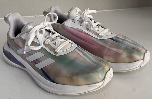 Scarpe da corsa Adidas Fortarun Graphic Rainbow da bambina $60 Q46202 bambini grandi 5 5