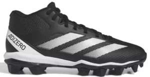 Adidas Adizero Impact 2 Spark Black Molded Cleats IF5102 Men's Size 10.5 NWT - Picture 1 of 11