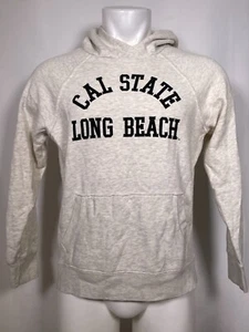 Cal State Long Beach CSULB League Gris Raglán Sudadera con Capucha Para Hombre MEDIANA - Imagen 1 de 10