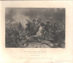 American Civil War - 5 contemporary battle scenes 1865 plus 2 bonus engravings. - Picture 1 of 7
