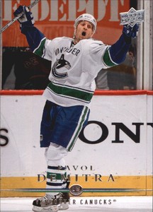 2008-09 Upper Deck Canucks Hockey Card #435 Pavol Demitra