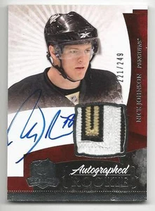 2010-11 Nick Johnson The Cup Auto Rookie Card RC #135 Sweet Jersey Patch 221/249 - Picture 1 of 1