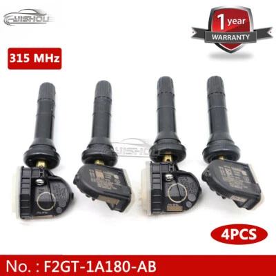 SENSOR DE PRESIÓN DE NEUMÁTICOS 4 PIEZAS F2GT-1A189-AB TPMS para Ford F-150 EDGE MUSTANG Foto 1 de 4