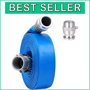 2 Zoll x 100 Fuß Schwerlast PVC Abflussschlauch mit Nockenverschluss Armaturen - kein Leck Design - Bild 1 von 10