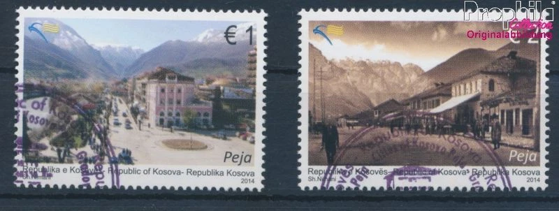 kosovo 275-276 (complète edition) oblitéré 2014 Villes Kosovos: Pec (10346661 - Photo 1/1