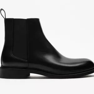 ZARA Men’s Chelsea Boots in Black Size 40 - Picture 1 of 11