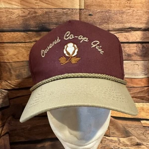 Gorra Owens Cooperativa Gin Gorra SnapBack Ajustable Algodón Boll Logo Cuerda Agricultura - Imagen 1 de 8