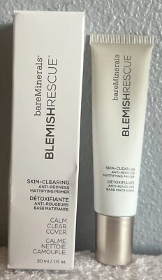 bareMinerals Blemish Rescue Skin-Clearing Anti-Redness Mattifying Primer-30ml - Image 1 of 2