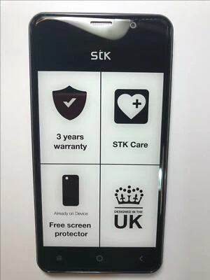 STK LIFE 8 LIFE8 BLACK Smartphone Dummy Kids Toy Display Phone FAKE PHONE - Image 1 of 4