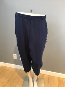 NWT adidas Women’s 3/4 Capri Blue Pants Running Leggings - Picture 1 of 9