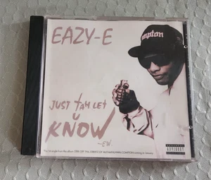1995 EAZY-E Just Tah Let U Know CD Single Parental Advisory Ruthless Records - Picture 1 of 3