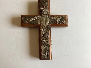 Holz Milagro Kreuz 9” x 7” x 1 1/2” handgefertigt USA - Bild 1 von 10