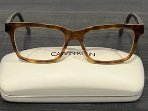 Calvin Klein Collection Eyeglass Frames CK 7911 240 Amber Tortoise, 52-17-140 - Picture 1 of 11