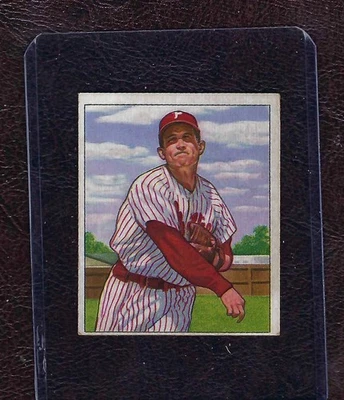 1950 Bowman Baseball Card #196 Doyle Lade, Chicago Cubs, High #, EX! - Image 1 of 2