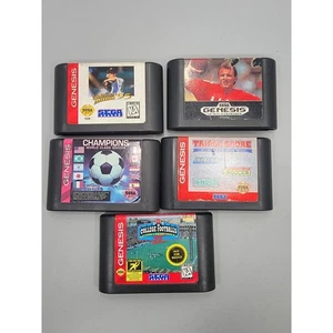 Sega Genesis Lot Of 5 Vintage Sport Sega Genesis - Picture 1 of 6
