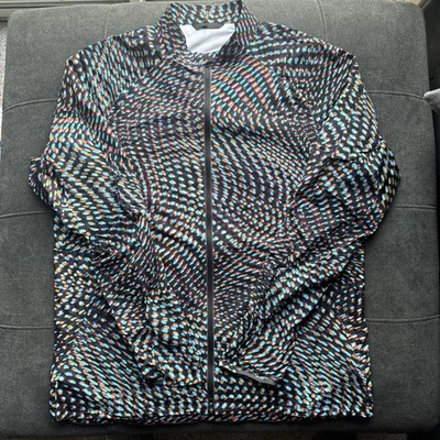 Lululemon SeaWheeze F&Free  Running Jacket “To The Beat Cyan Multi” Size XL Rare - Image 1 of 4