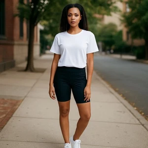 Ideology Damen X-Small Bike Shorts Navy Blau Stretch. - Bild 1 von 2