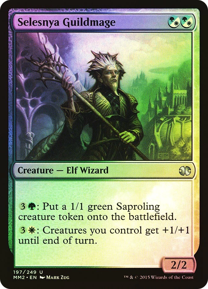 MTG FOIL Selesnya Guildmage  - Modern Masters 2015 #197 - Image 1 of 1