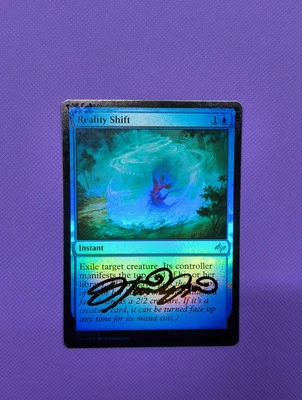 MTG Reality Shift Fate Reforged Artist Gold Signed Magic card - Image 1 of 2