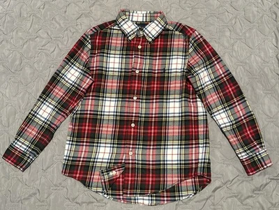 Franela a cuadros Ralph Lauren Performance para niños talla 7 Foto 1 de 4