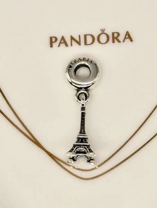 New 100% Genuine Authentic Pandora Silver Paris Eiffel Tower Travel Charm 791082 - Picture 1 of 7