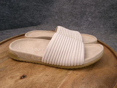 Vionic Evie Knit Women's Size 9.5 US Slides Sandals Cream Ivory Slip On - Image 1 of 4