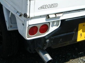 Juego de cubierta de luz trasera FRP para Subaru Sambar TT1 TT2 KS3 KS4 gel negro sin pintar - Imagen 1 de 2