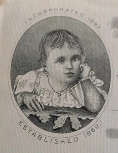 Vintage Pony, MT Montana 1897 cheque bancario, viñeta infantil, Isdell Mercantile Co - Imagen 1 de 10