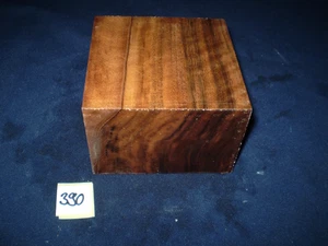 Torneado de madera de nogal torneado carpintería talla 114 x 114 x 76 mm nº 390 - Imagen 1 de 3