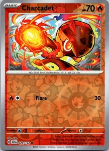 Charcadet Reverse Holo Common SV07: Stellar Crown 029/142 NM - Picture 1 of 2