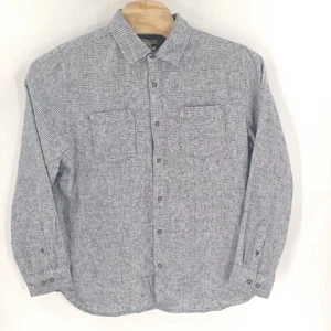 Carbon2Cobalt Shirt Mens Large Blue Light Flannel Soft Cotton Lyocell - Picture 1 of 9