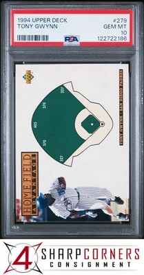 Tony Gwynn Padres Hof 1994 cubierta superior #279 PSA 10 Foto 1 de 2