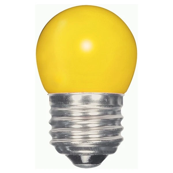 1.2w S11 LED 120v Ceramic Yellow E26 Medium base - Image 1 of 1