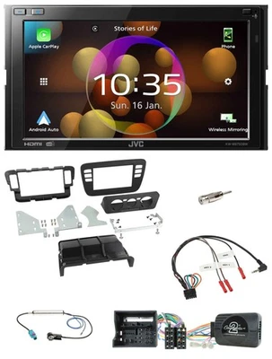 JVC DAB Lenkrad 2DIN Bluetooth USB Autoradio für Seat Mii 17-19 Skoda CitiGo sch - Bild 1 von 4