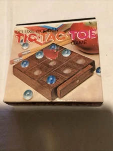 Deluxe Holz Tic Tac Toe Reisegröße - Bild 1 von 3