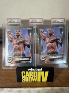 2025 Topps Chrome WWE #10 2x The Rock Wrestling Card - Picture 1 of 2