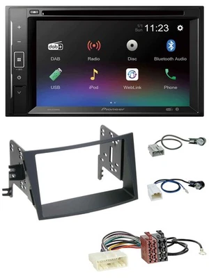 Pioneer Bluetooth MP3 USB 2DIN DAB DVD Autoradio für Subaru Legacy Outback ab 09 - Bild 1 von 4