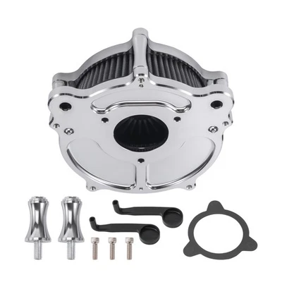 Conjunto de limpador de ar preto para Harley Street Glide Road King 2008-2016 - Imagem 1 de 4