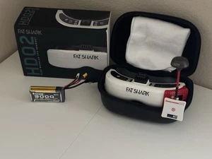 Fat Shark HDO2 FPV Goggles+ ImmersionRC RapidFire Module+ SpiroNet v2 Antennas - Picture 1 of 11