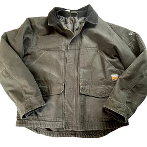 Giacca da lavoro Timberland Pro Series nera con zip nella fodera M resistente anticato - Foto 1 di 12
